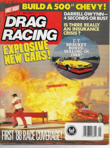 DRAG RACING 1988 MAY - DARRELL GWYNN, BUILD A 500" CHEVY